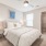 Bedroom with large closet at Laurel View Apartments
